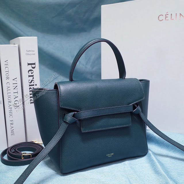 Celine女包 賽琳掌紋牛皮小號手提包 Celine belt bag鯰魚包 189003  slyd2041